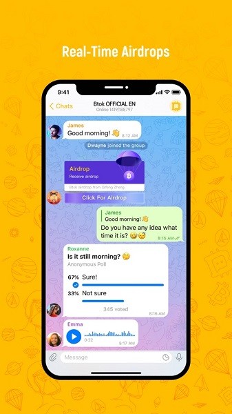 Btok电报APP中文版 v6.3.7 官方最新安卓版